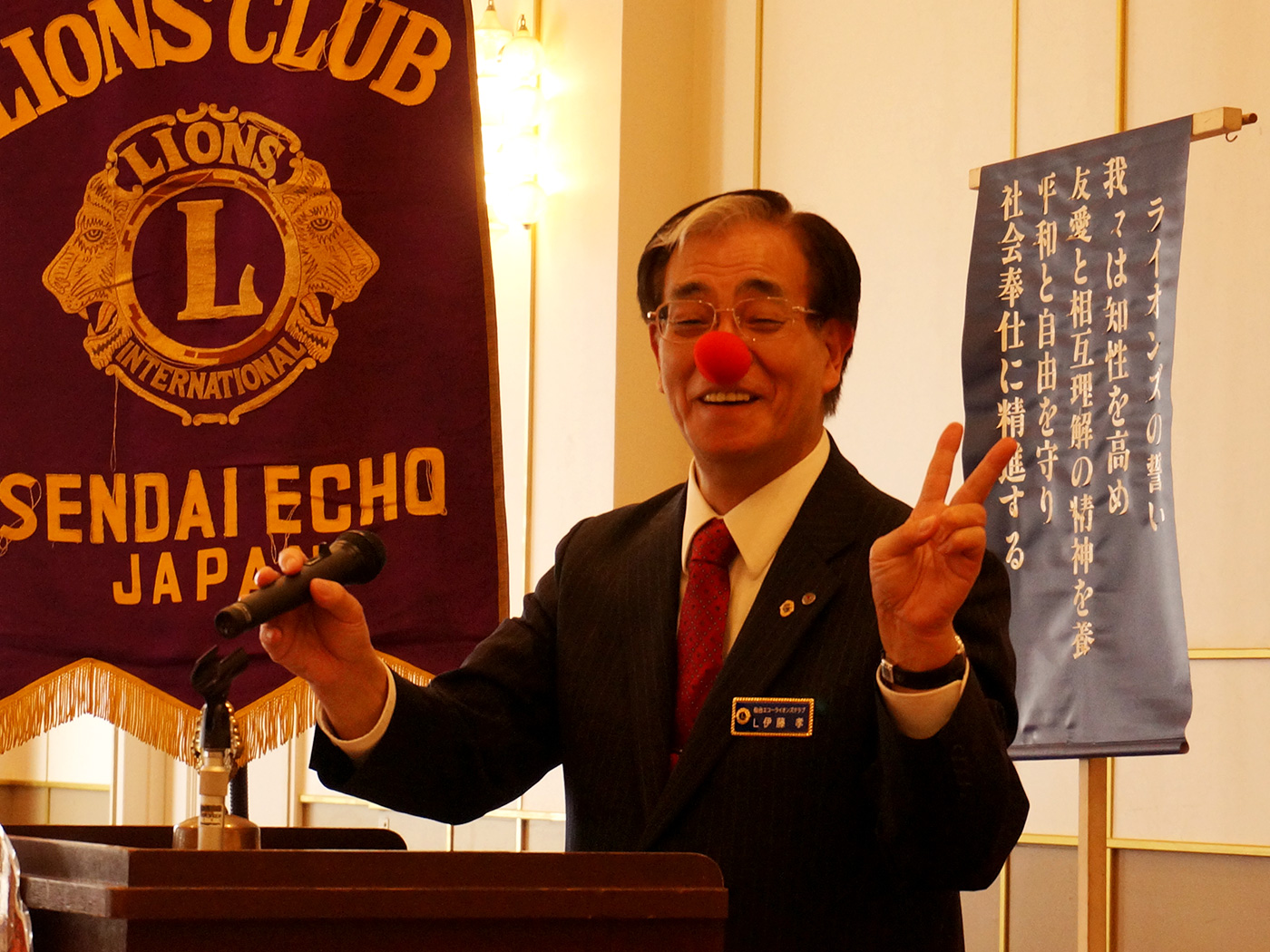 第1292回例会　本日のスピーチは仙台エコーライオンズクラブ伊藤会長01